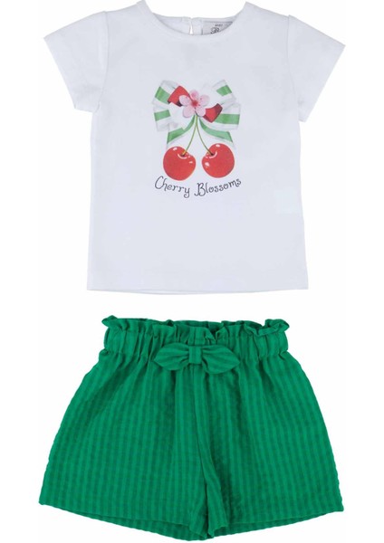 Kız Bebek Şortlu Takım BB23YK10040
