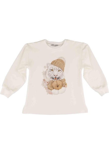 Kız Çocuk Baskılı Sweatshırt BB22KK12059 fiyatları