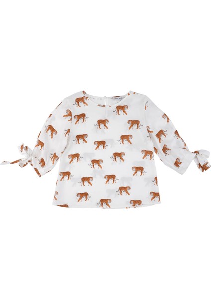 Kız Çocuk Kolu Yırtmaçlı Bluz fiyatları