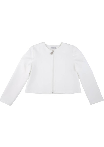 Kız Çocuk Fermuarlı Crop Ceket BK23YK14256 fiyatları