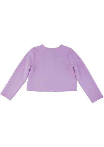 Kız Çocuk Fermuarlı Crop Ceket BK23YK14256 fırsatları
