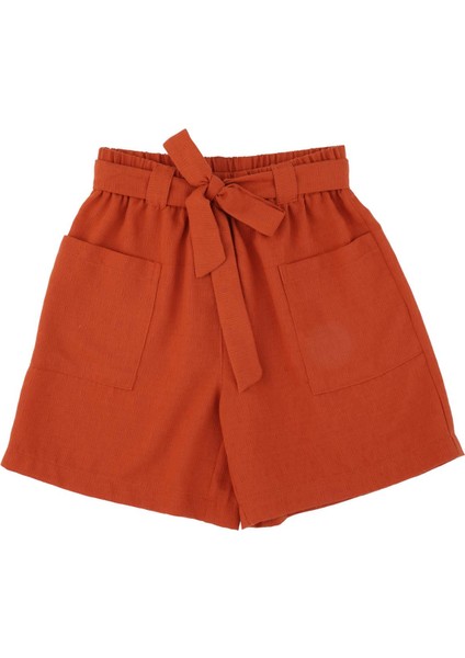 Kız Çocuk Yama Cepli Şort BK23YK14212 fiyatları