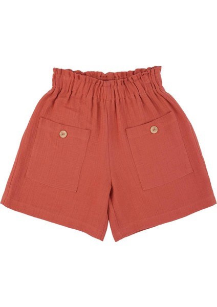 Kız Çocuk Düğmeli Şort BK23YK14168 indirimleri