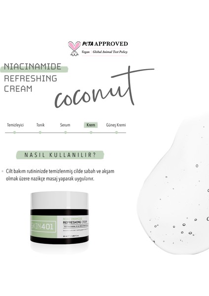 Niacinamide Canlandırıcı Ve Aydınlatıcı Krem 50ml