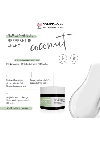 Niacinamide Canlandırıcı Ve Aydınlatıcı Krem 50ml