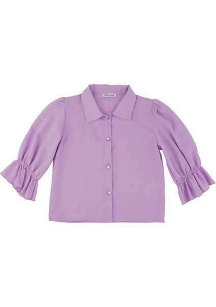 Kız Çocuk Kolu Lastikli Gömlek indirimleri