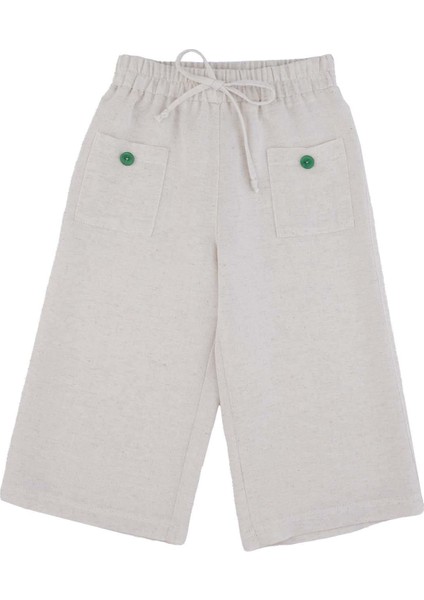 Kız Çocuk Keten Karışımlı Pantolon BB23YK12105 indirimleri