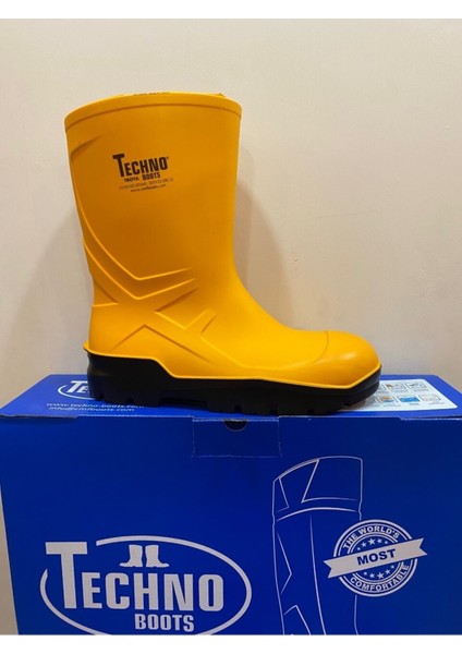 Techno Boots S4 Kısa Boy Çelik Burunlu Poliüretan Çizme