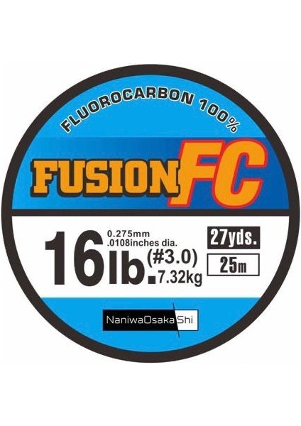 Fusion %100FLUOROCARBON Shockleader 25 Metre