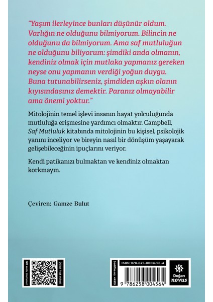 Saf Mutluluk - Joseph Campbell