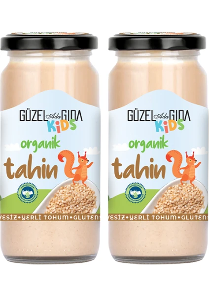 Güzel Ada Gıda Kids Organik Tahin 2X220 gr ( Yerli Susam )