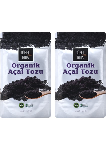 Organik Açai Üzümü Tozu 2X35 gr