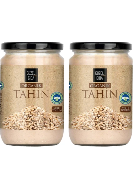 Güzel Ada Gıda Organik Tahin Yerli Susam Glutensiz 2X600 gr