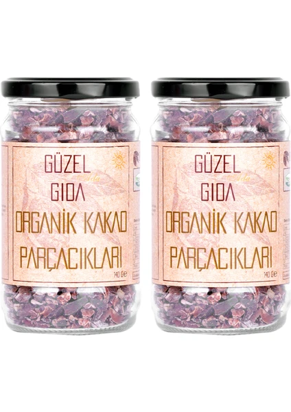 Güzel Ada Gıda Organik Ham Kakao Parçacıkları 2X140 gr