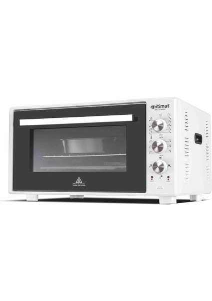 8020 Köşeli Fırın 50LT Beyaz