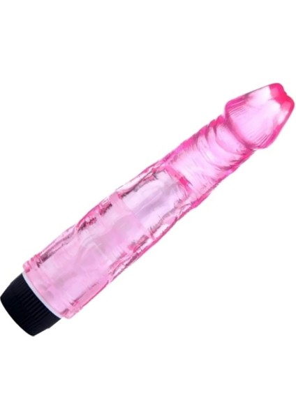 Agor Shop 21 cm Titreşimli Multispeed Classic Jel Vibratör