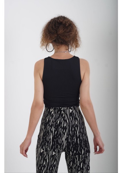 Siyah Micro Crop Atlet fiyatları