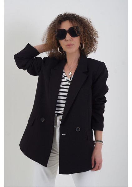 Siyah Blazer Ceket modelleri