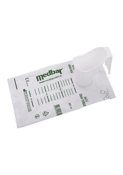 Valfli İdrar Torbası Tek Kullanımlık Ördek 1500 ml x 10 Adet