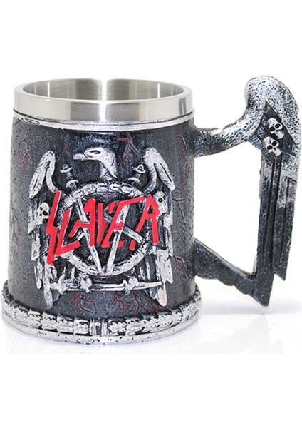 Slayer Figürlü Kabartmalı Kupa Bardak