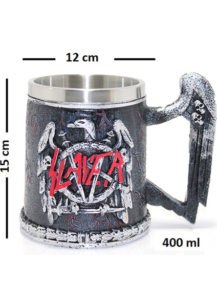 Slayer Figürlü Kabartmalı Kupa Bardak modelleri