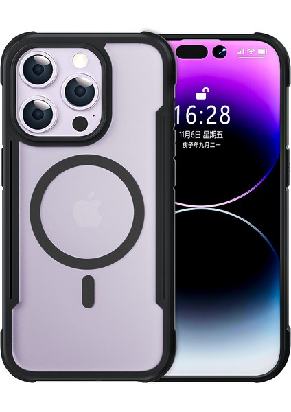 iPhone 14 Pro Max Için Darbeye Dayanıklı Telefon Kılıfı - Siyah (Yurt Dışından)