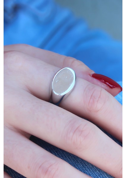 Gümüş Renk Kadın Yüzük