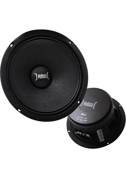 Mb-6 Oto Midrange 16CM 200W - 2 Adet