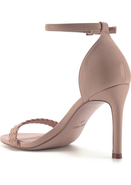 Sına 3fx Bej Kadın Topuklu Sandalet modelleri