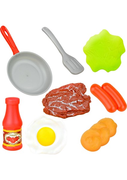 8 Adet Mutfak Oyun Seti Fine Motor El Sanatları Için Dıy Model Pencere Ekranı Argent (Yurt Dışından)