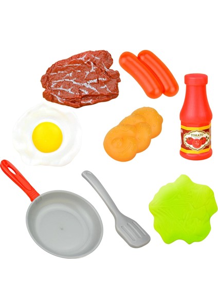 8 Adet Mutfak Oyun Seti Fine Motor El Sanatları Için Dıy Model Pencere Ekranı Argent (Yurt Dışından)