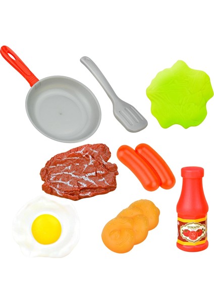 8 Adet Mutfak Oyun Seti Fine Motor El Sanatları Için Dıy Model Pencere Ekranı Argent (Yurt Dışından)
