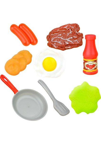 8 Adet Mutfak Oyun Seti Fine Motor El Sanatları Için Dıy Model Pencere Ekranı Argent (Yurt Dışından)