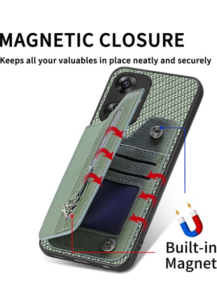 Gzplz-Oneplus Nord Ce 3 Lite Için Karbon Fiber Cüzdan Telefon Kılıfı (Yurt Dışından) fiyatları