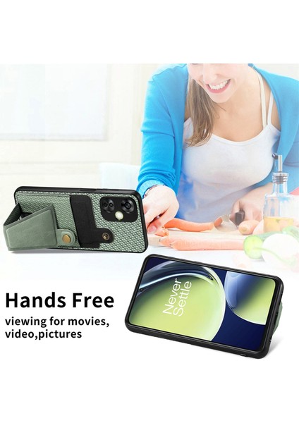 Gzplz-Oneplus Nord Ce 2 Lite 5g Için Karbon Fiber Cüzdan Telefon Kılıfı (Yurt Dışından) fiyatları