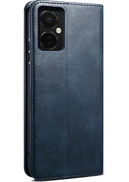 Gzplz-Oneplus Nord Ce 3 Için Yağ Balmumu Çılgın At Doku Kılıfı (Yurt Dışından)