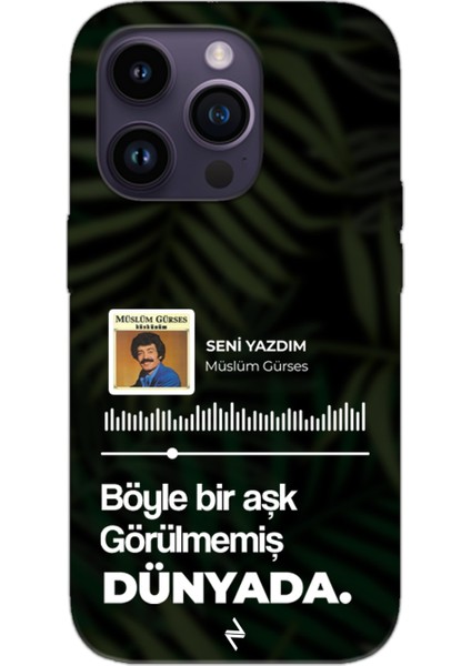 Apple IPhone 14 Pro Telefon Kılıfı Lyrics - NO10