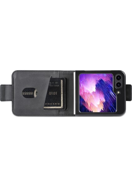 Hongshou-Samsung Galaxy Z Flip5 5g Için Azns Buzağı Dokulu Kılıf (Yurt Dışından) modelleri