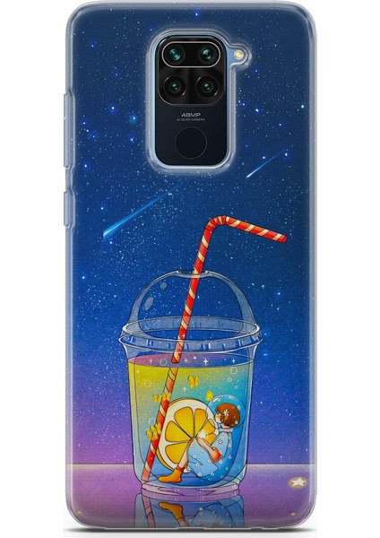 Xiaomi Redmi Note 9 Uyumlu Kılıf Hd Baskılı Kılıf - Cool Lime