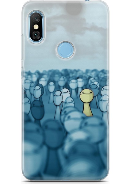 Xiaomi Redmi Note 6 Pro Uyumlu Kılıf Hd Baskılı Kılıf - Diffirent