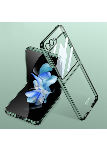 Hongshou-Samsung Galaxy Z Flip5 Için Gkk Elektrokaplama Telefon Kılıfı (Yurt Dışından)