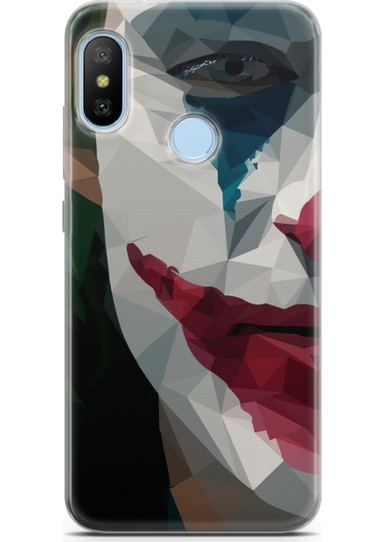 Xiaomi Mi A2 Lite Uyumlu Kılıf Hd Baskılı Kılıf - Joker