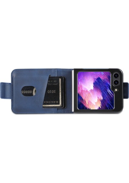 Hongshou-Samsung Galaxy Z Flip5 5g Için Azns Buzağı Dokulu Kılıf (Yurt Dışından) modelleri