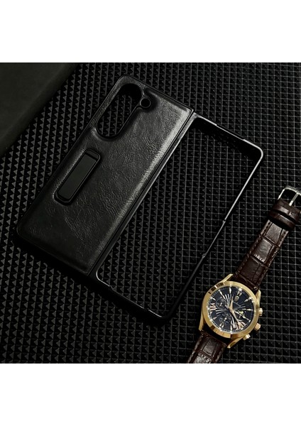 Hongshou-Samsung Galaxy Z Fold5 Için Crazy Horse Doku Tutucu Kılıf (Yurt Dışından) fırsatları