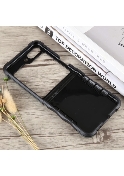 Hongshou-Samsung Galaxy Z Flip5 Için Yüzüklü Zırhlı Kılıf (Yurt Dışından) modelleri