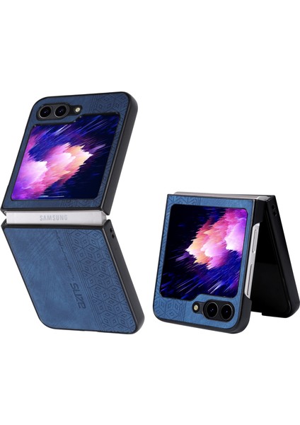 Hongshou-Samsung Galaxy Z Flip5 Için 3D Kabartmalı Skin Fe Telefon Kılıfı (Yurt Dışından)