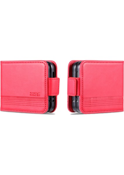 Hongshou-Samsung Galaxy Z Flip5 5g Için Azns Buzağı Dokulu Kılıf (Yurt Dışından) fiyatları