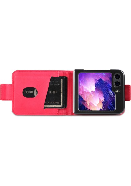 Hongshou-Samsung Galaxy Z Flip5 5g Için Azns Buzağı Dokulu Kılıf (Yurt Dışından) modelleri