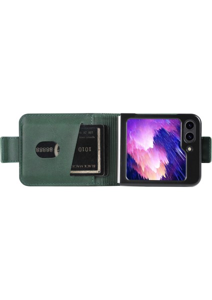 Hongshou-Samsung Galaxy Z Flip5 5g Için Azns Buzağı Dokulu Kılıf (Yurt Dışından) modelleri