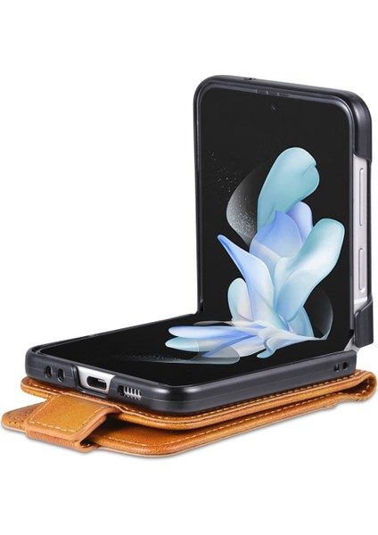 Hongshou-Samsung Galaxy Z Flip5 5g Için Azns Buzağı Dokulu Kılıf (Yurt Dışından) fırsatları